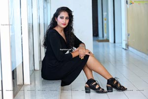 VJ Chandana at Beauty Conference 2021 Hyderabad Press Meet