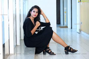 VJ Chandana at Beauty Conference 2021 Hyderabad Press Meet