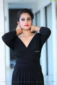 VJ Chandana at Beauty Conference 2021 Hyderabad Press Meet