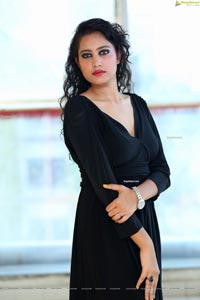 VJ Chandana at Beauty Conference 2021 Hyderabad Press Meet