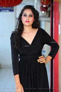 VJ Chandana at Beauty Conference 2021 Hyderabad Press Meet