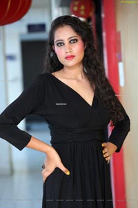 VJ Chandana at Beauty Conference 2021 Hyderabad Press Meet