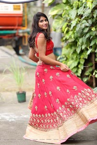 Kirthana Shiny in Dark Pink Embellished Lehenga