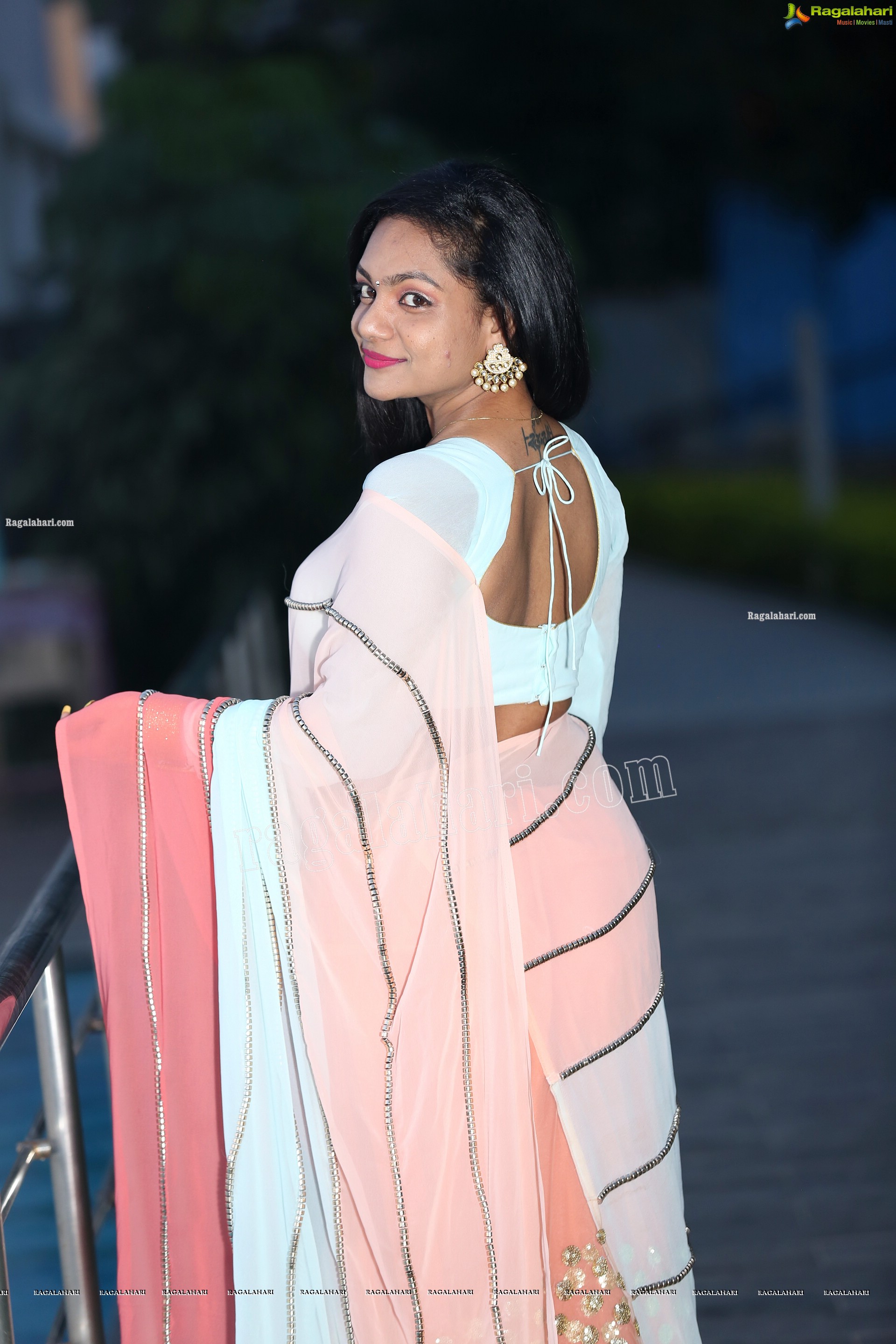 Sailaja in Burgundy Spaghetti Strap Cami Top and Skirt, Exclusive Photo Shoot