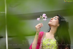 Supraja Narayan in Parrot Green Lehenga Choli