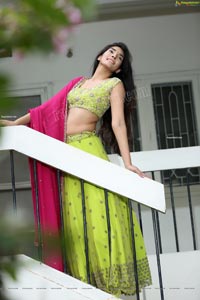 Supraja Narayan in Parrot Green Lehenga Choli