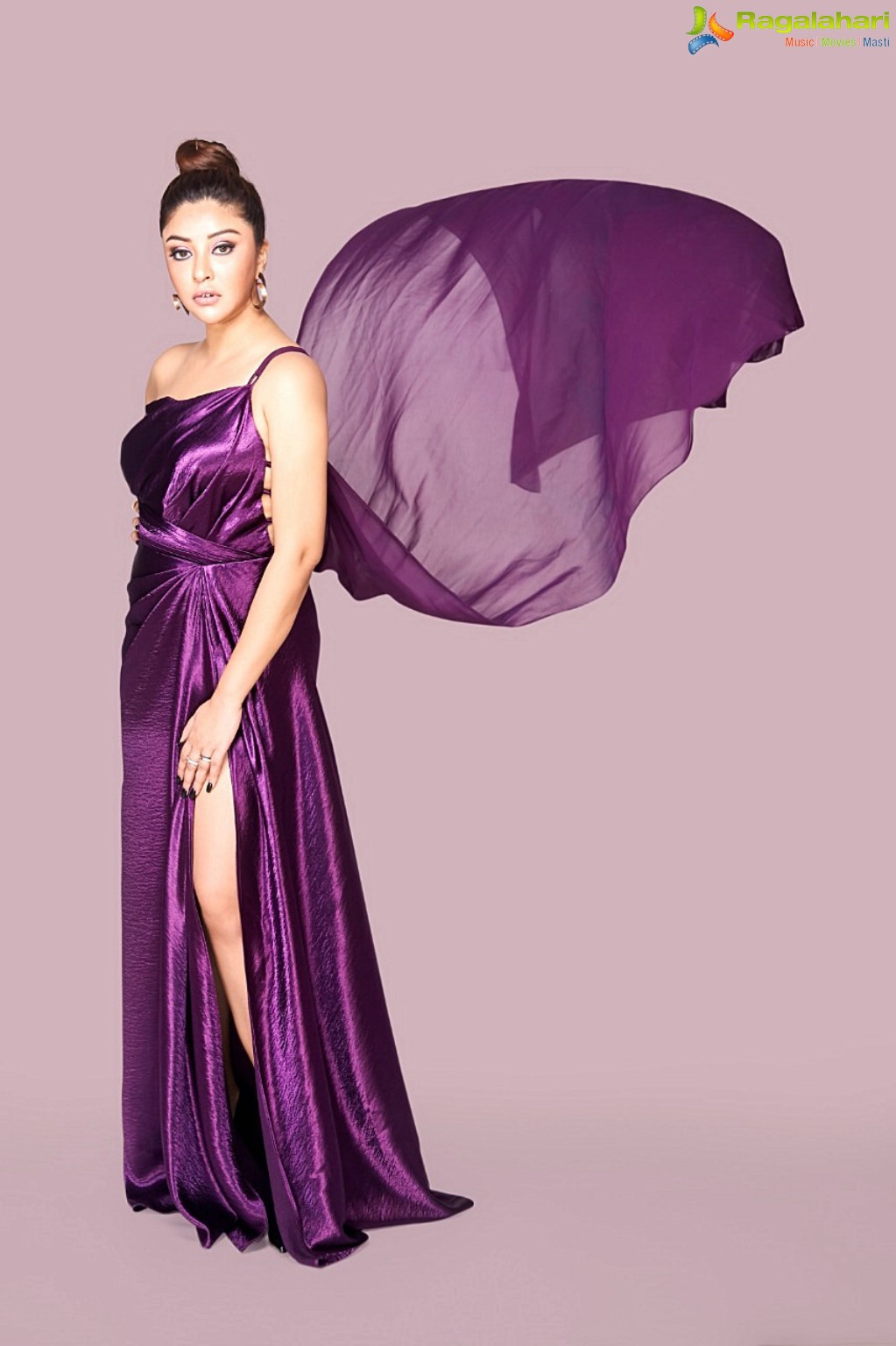 Harika Payal in Purple Dress, Photo Gallery