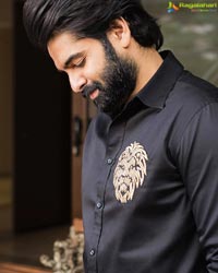 Ram Pothineni Stylish Formal Look in All Black Outfit