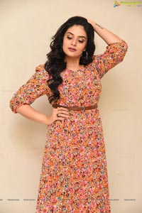 Sreemukhi at Red Movie Success Meet