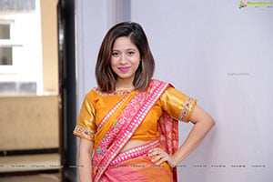 Ananya Tanu in Designer Lehenga Choli