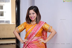 Ananya Tanu in Designer Lehenga Choli
