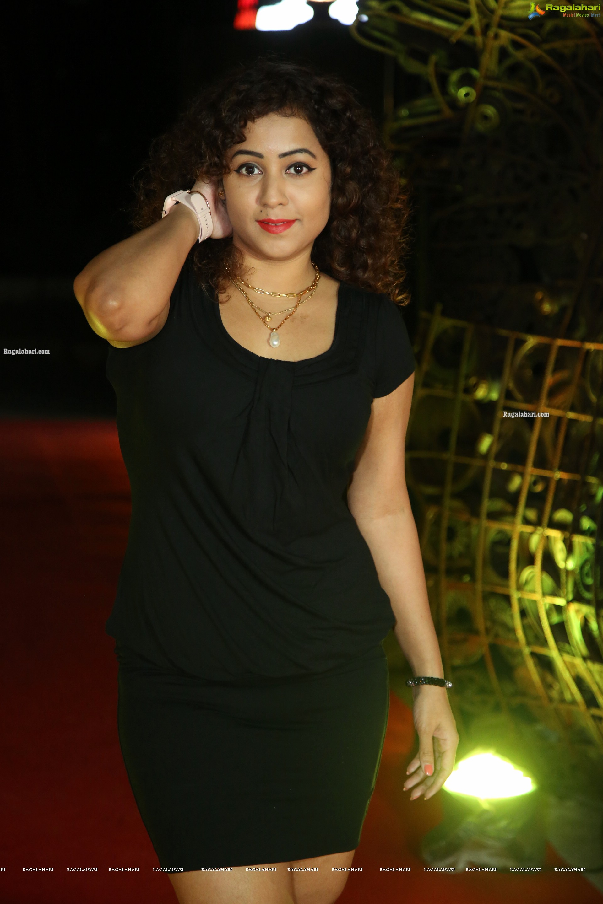 Deepu Naidu in Black Mini Dress, HD Photo Gallery