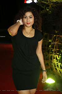 Deepu Naidu in Black Mini Dress