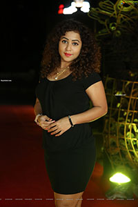 Deepu Naidu in Black Mini Dress