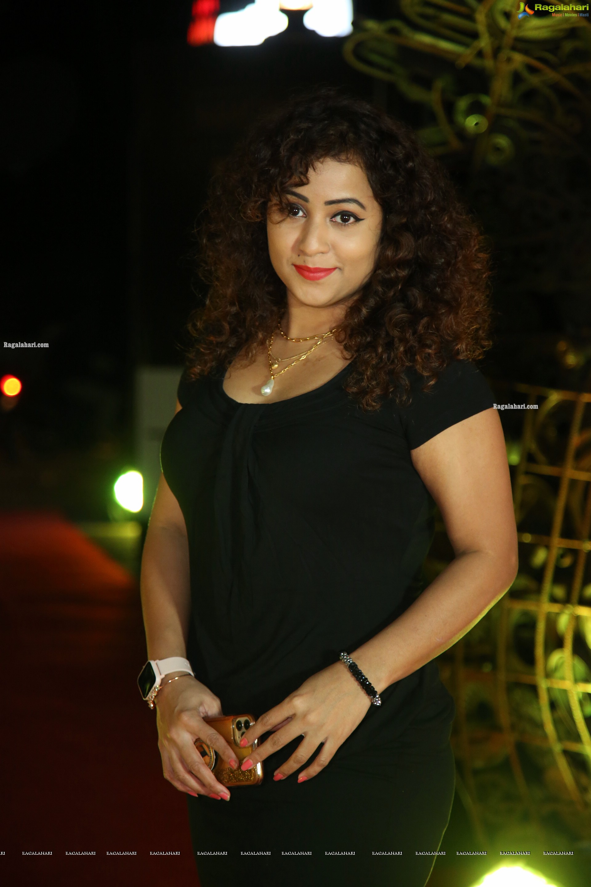 Deepu Naidu in Black Mini Dress, HD Photo Gallery