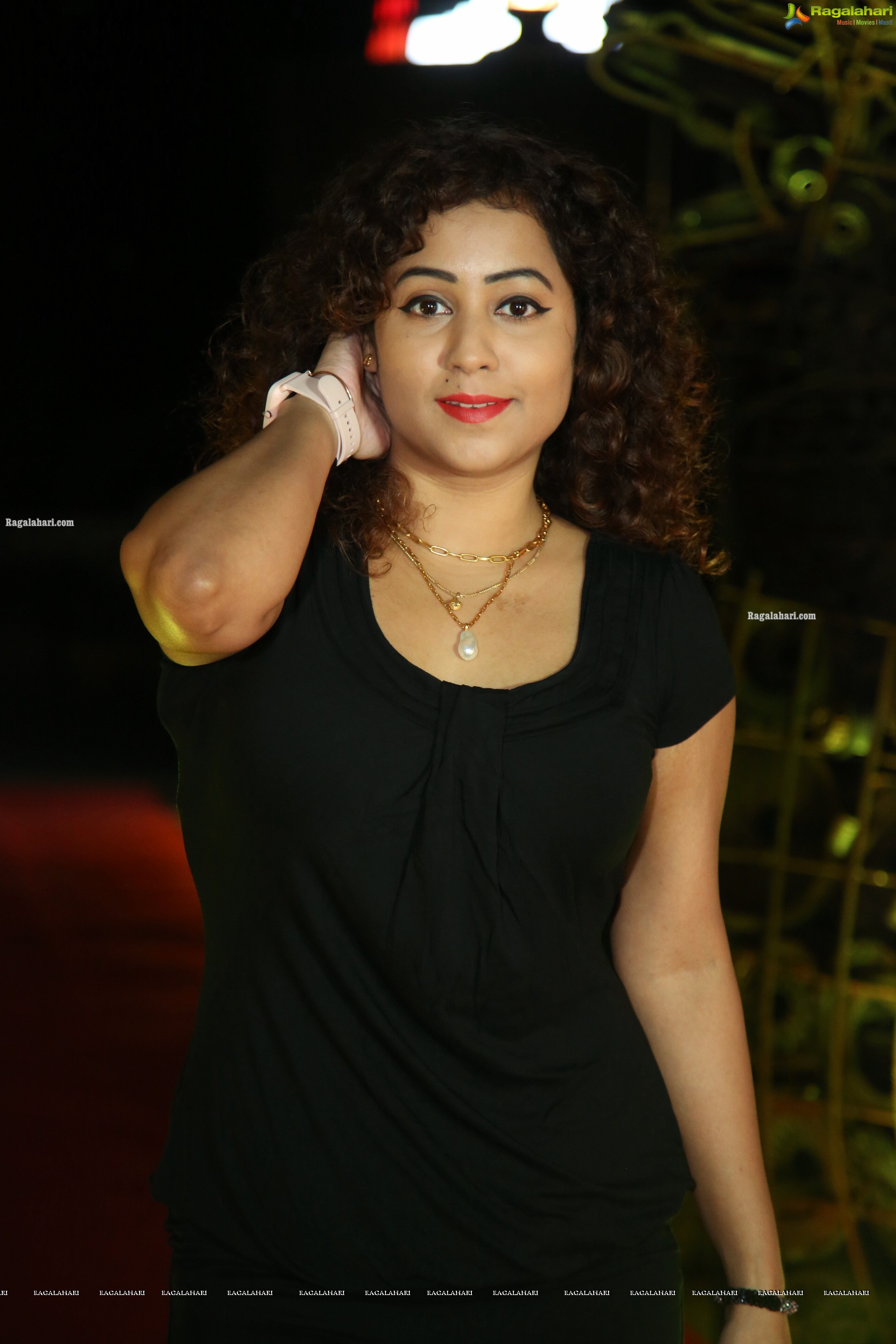 Deepu Naidu in Black Mini Dress, HD Photo Gallery