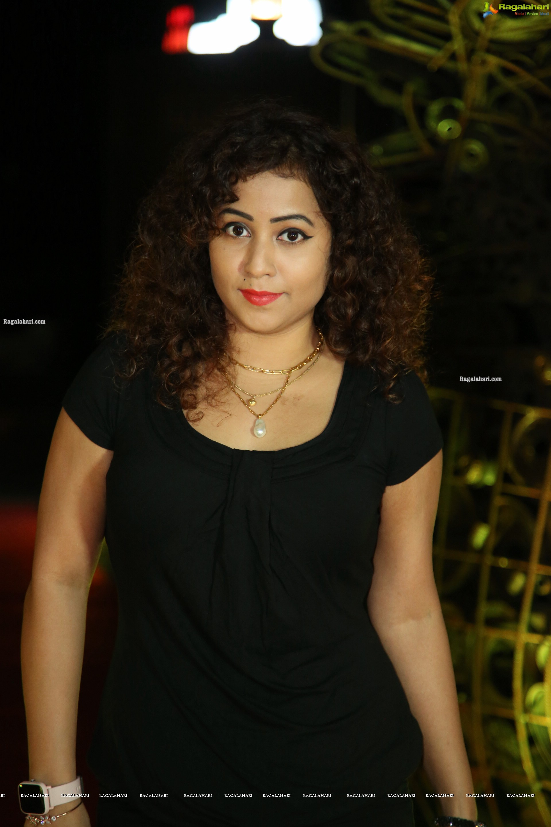 Deepu Naidu in Black Mini Dress, HD Photo Gallery