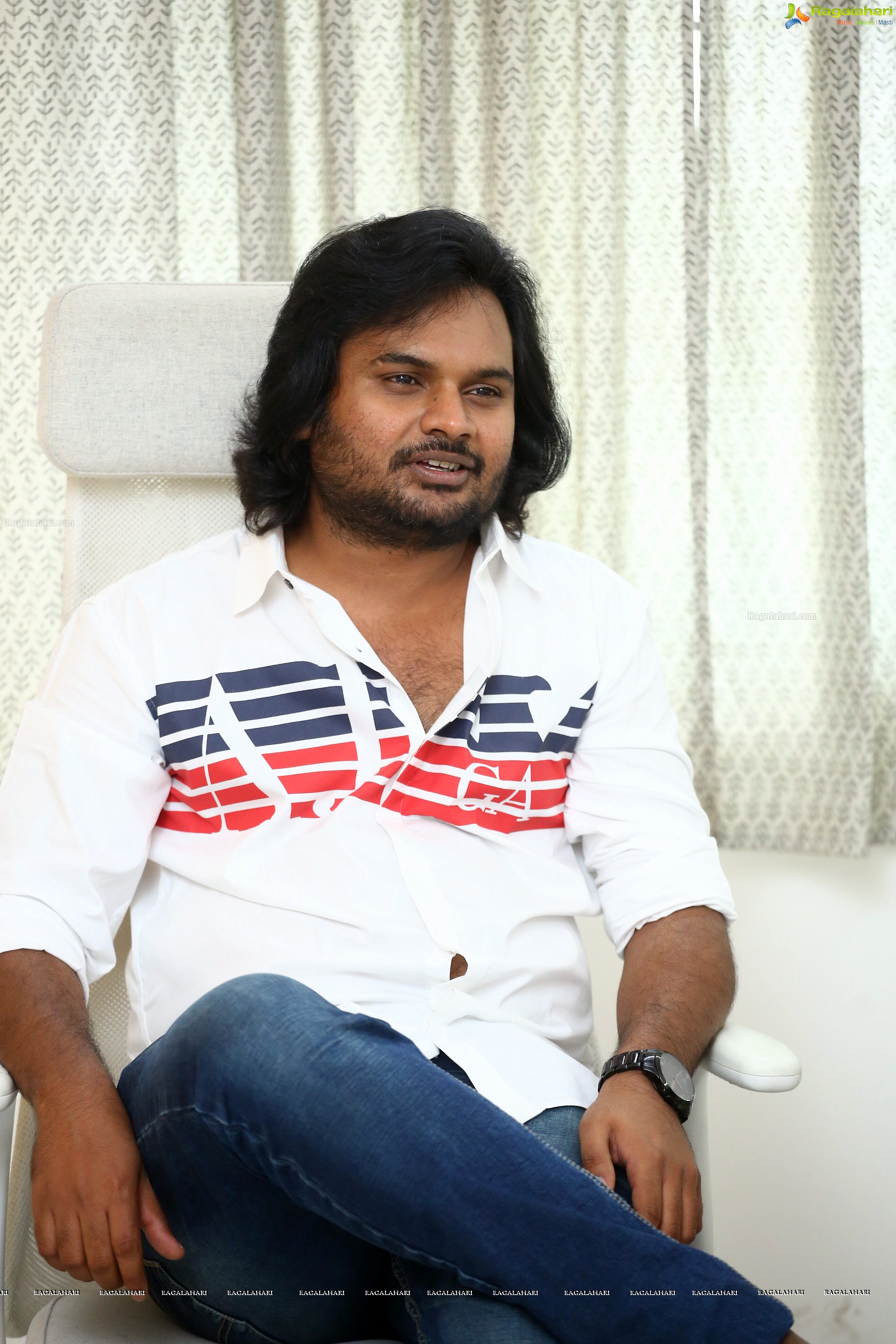 Director Sriram Adittya at Hero Movie Interview, HD Photo Gallery