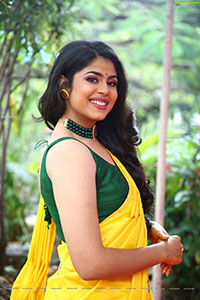 Faria Abdullah at Ravanasura Movie Opening