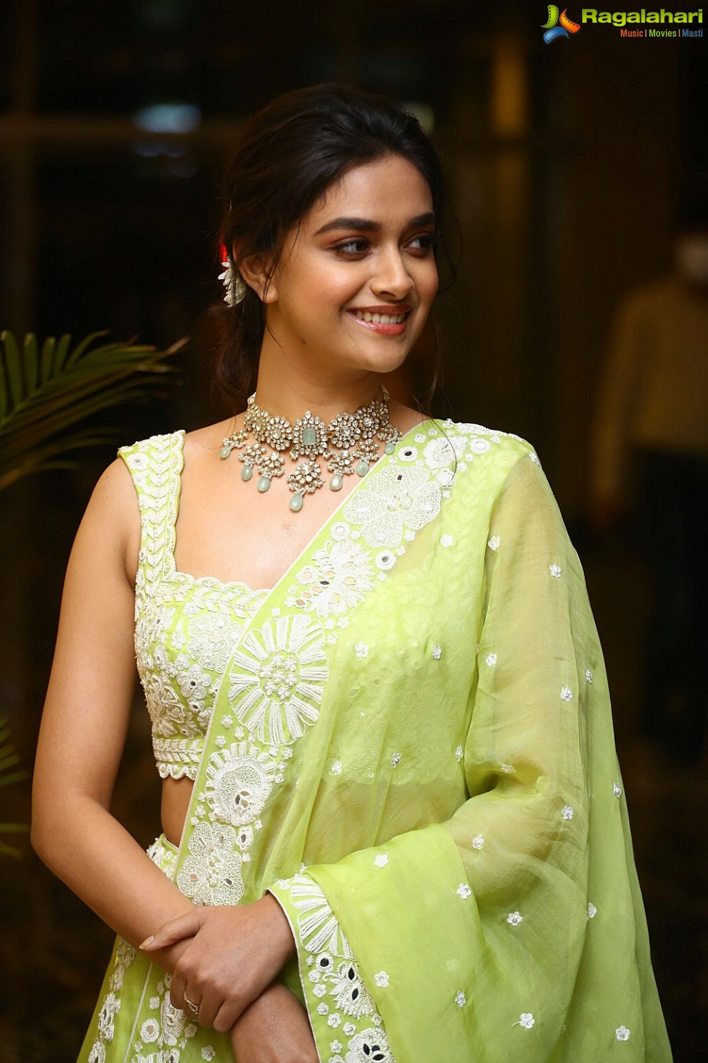 Keerthy Suresh at Good Luck Sakhi Movie Pre-Release Event, HD Photo Gallery