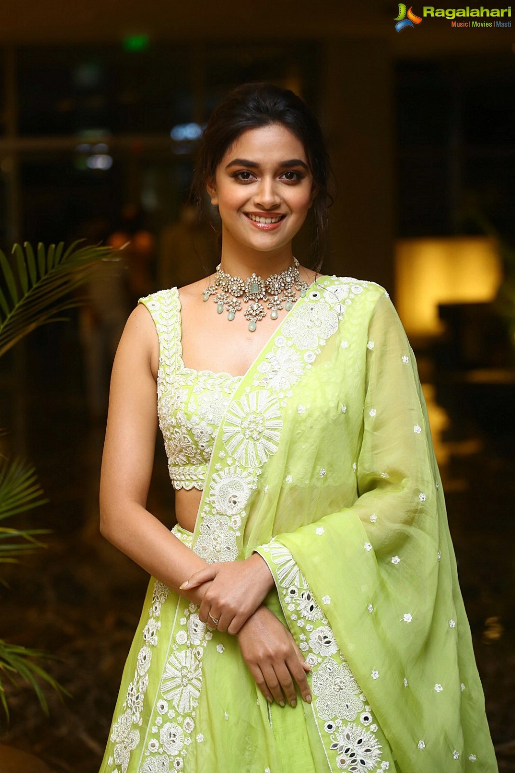 Keerthy Suresh at Good Luck Sakhi Movie Pre-Release Event, HD Photo Gallery