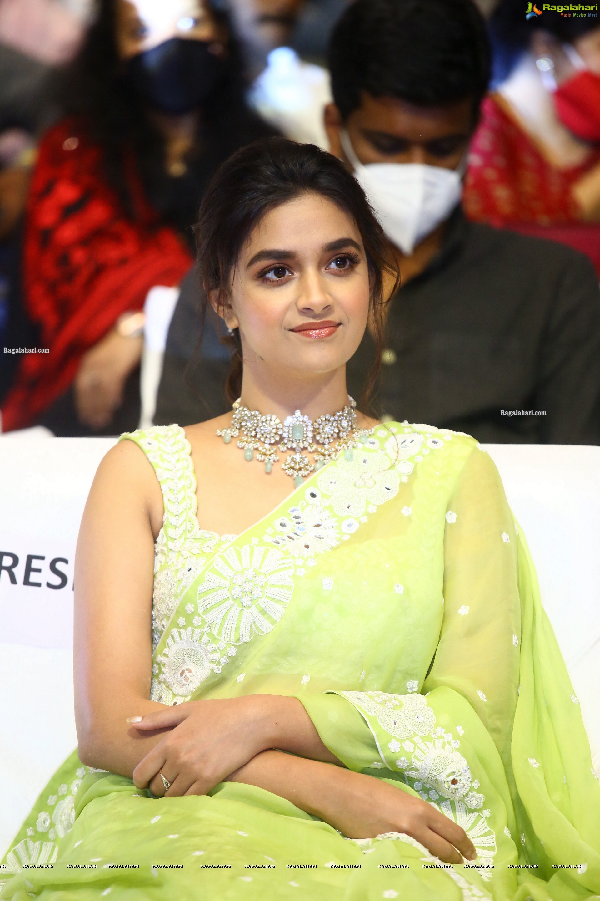 Keerthy Suresh at Good Luck Sakhi Movie Pre-Release Event, HD Photo Gallery