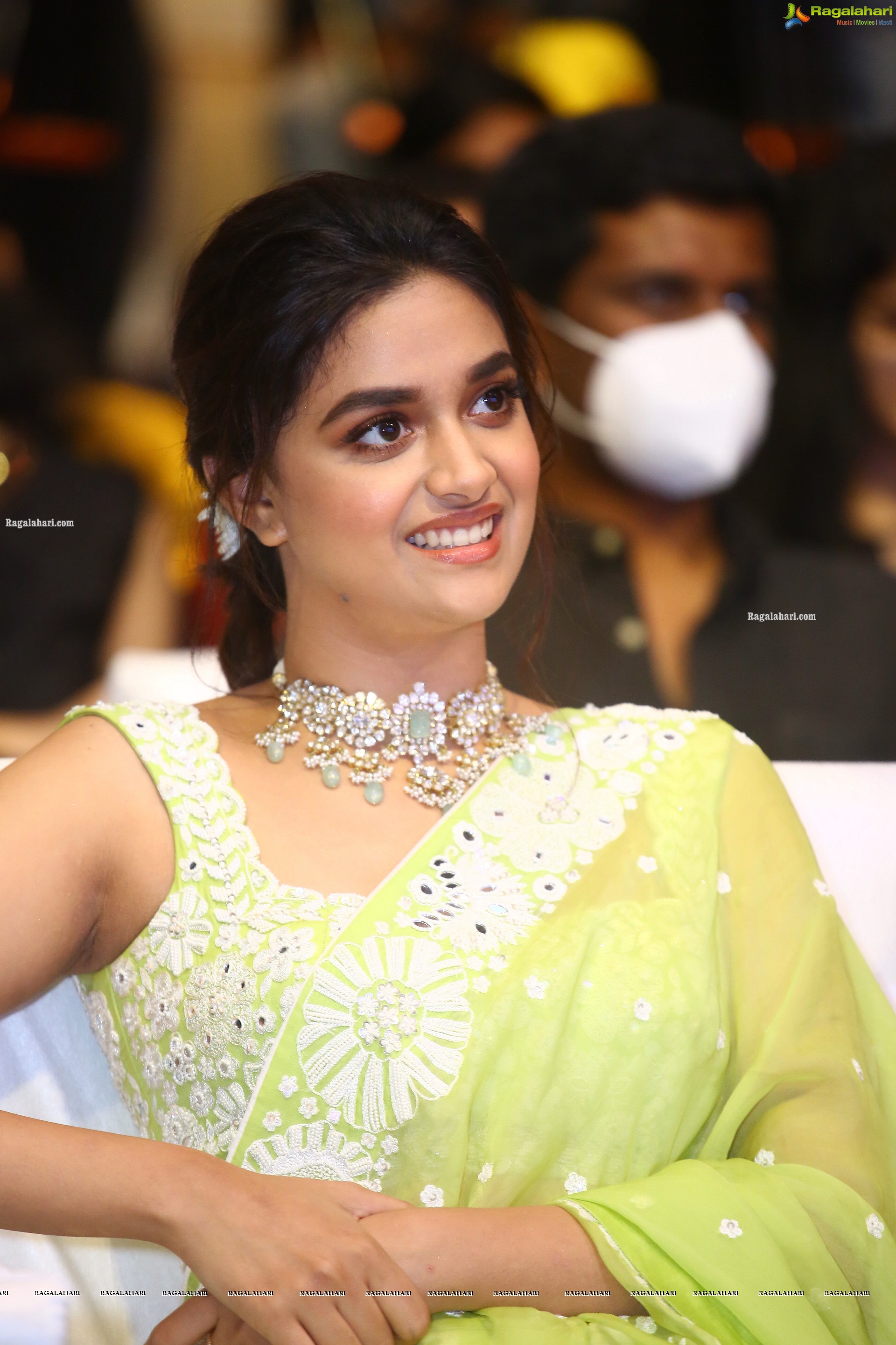 Keerthy Suresh at Good Luck Sakhi Movie Pre-Release Event, HD Photo Gallery