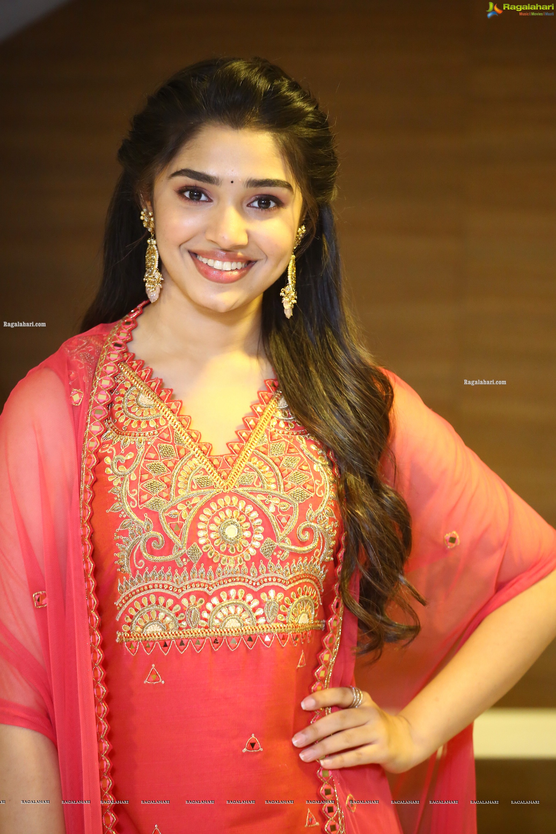 Krithi Shetty at Aa Ammayi Gurinchi Meeku Cheppali First Look Launch, HD Photo Gallery