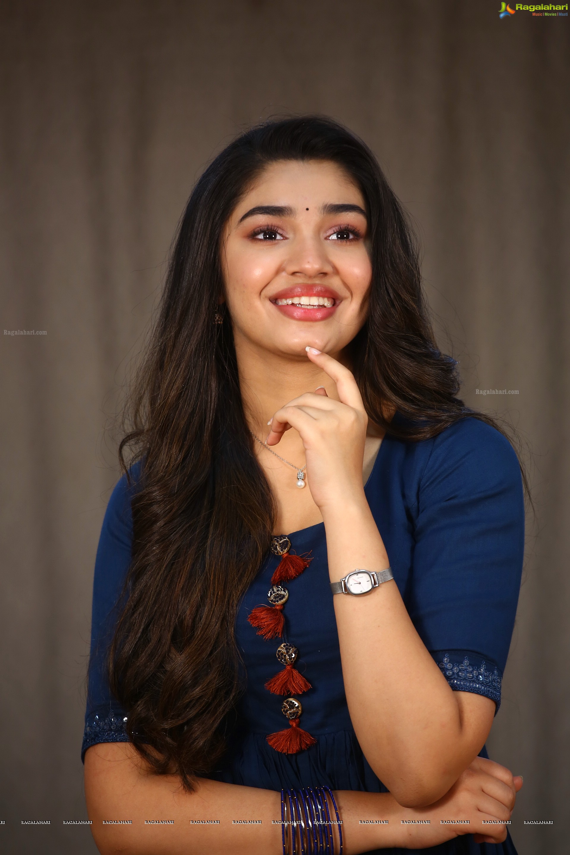 Krithi Shetty at Bangarraju Movie Interview, HD Photo Gallery