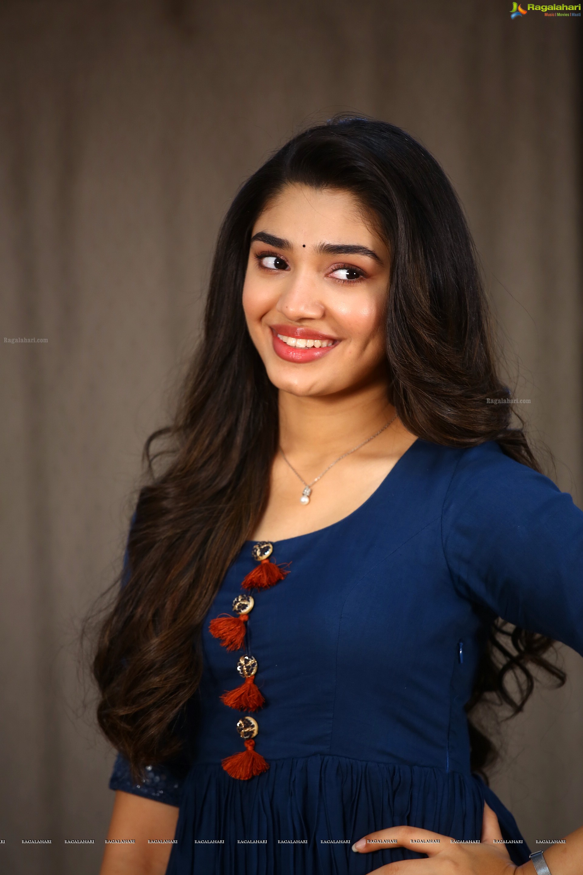 Krithi Shetty at Bangarraju Movie Interview, HD Photo Gallery