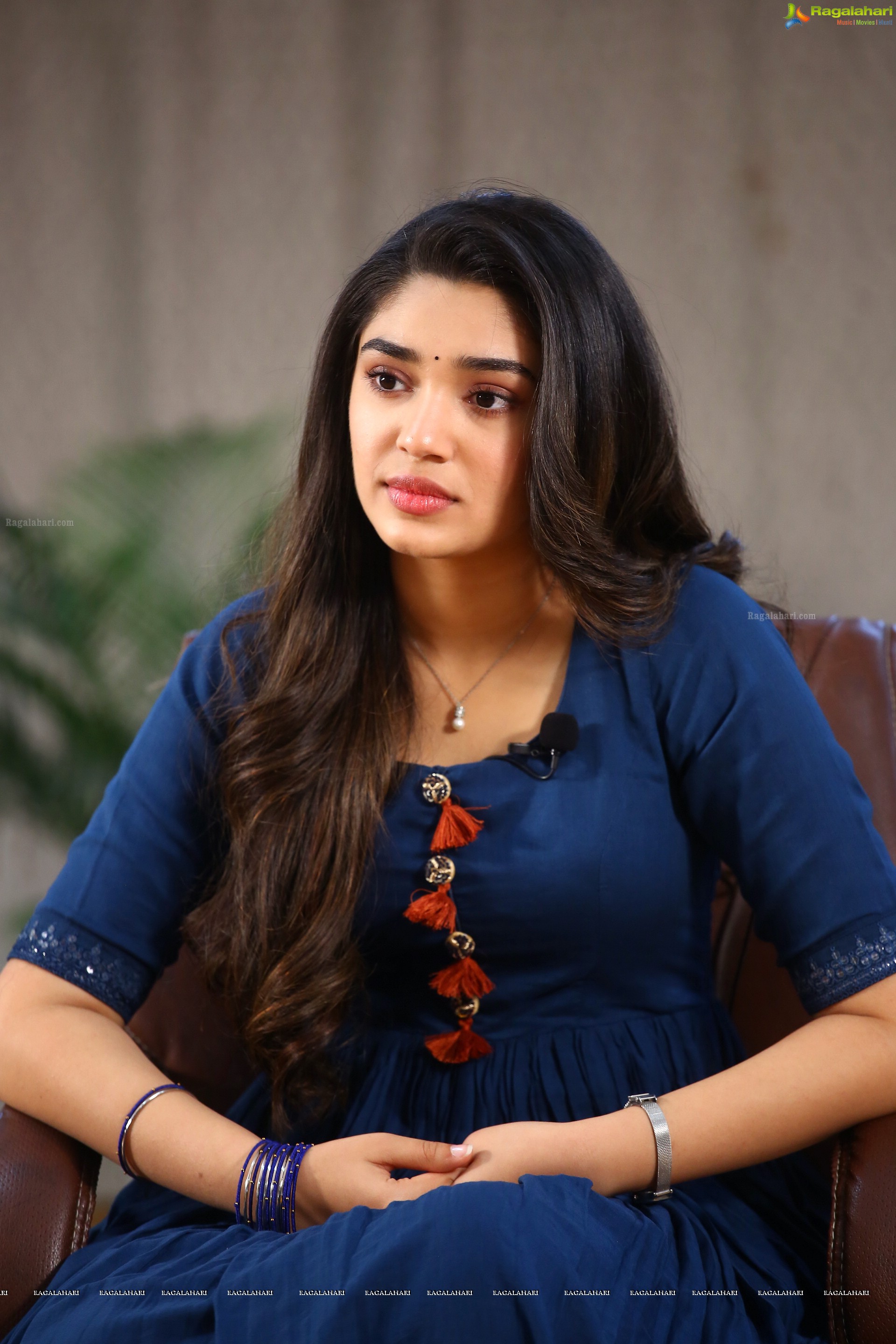 Krithi Shetty at Bangarraju Movie Interview, HD Photo Gallery
