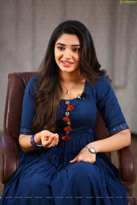 Krithi Shetty at Bangarraju Movie Interview