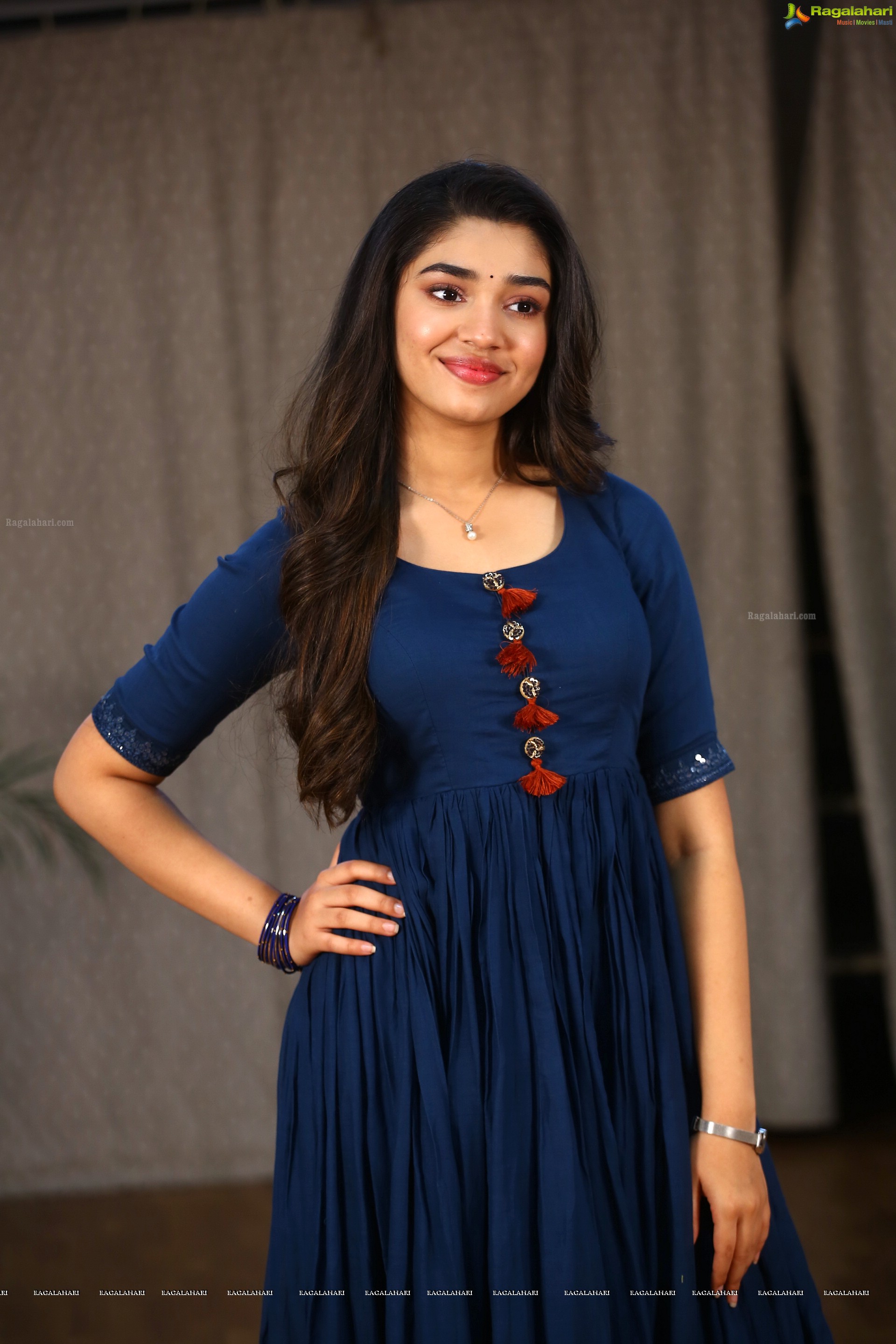 Krithi Shetty at Bangarraju Movie Interview, HD Photo Gallery