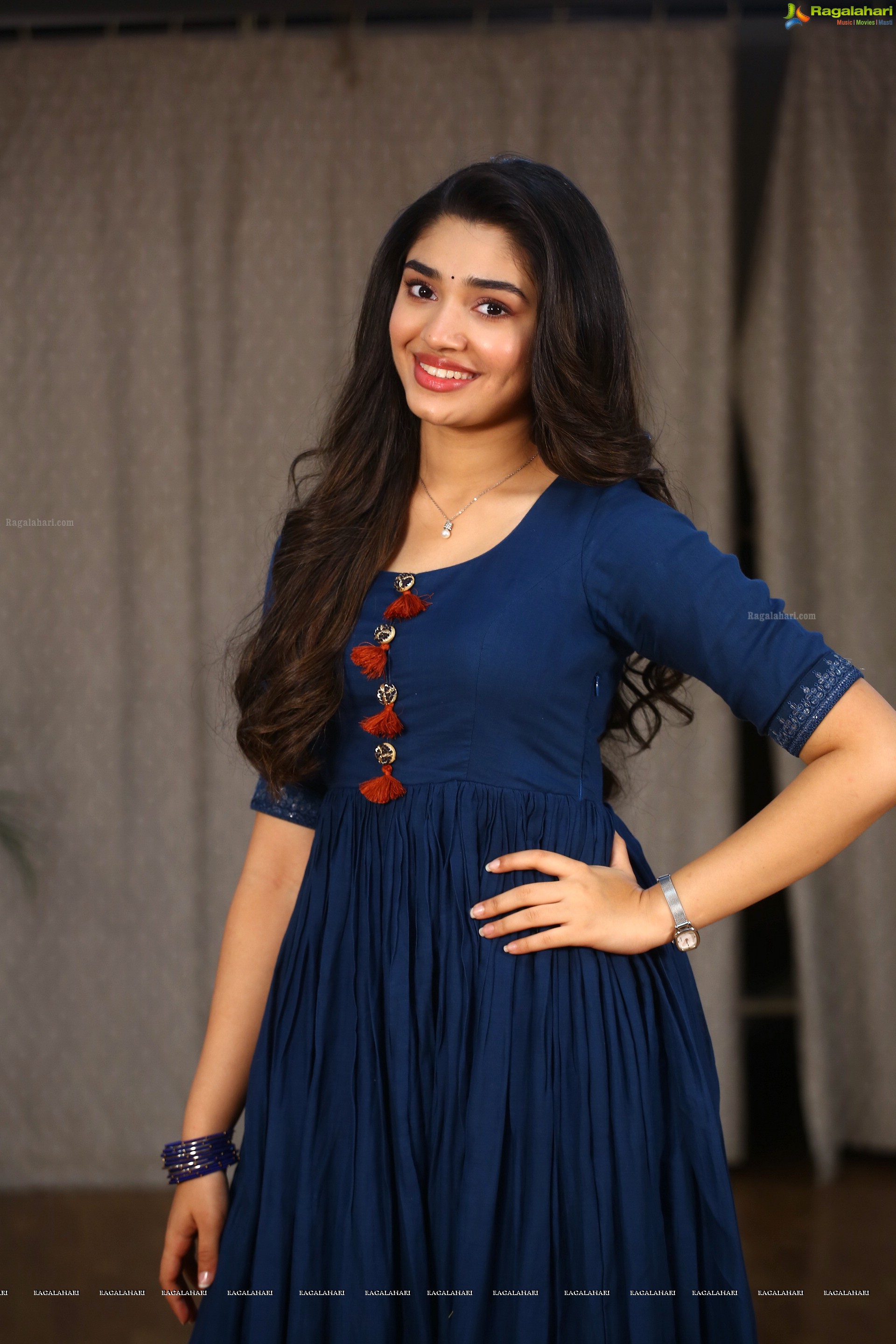 Krithi Shetty at Bangarraju Movie Interview, HD Photo Gallery