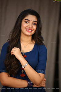 Krithi Shetty at Bangarraju Movie Interview