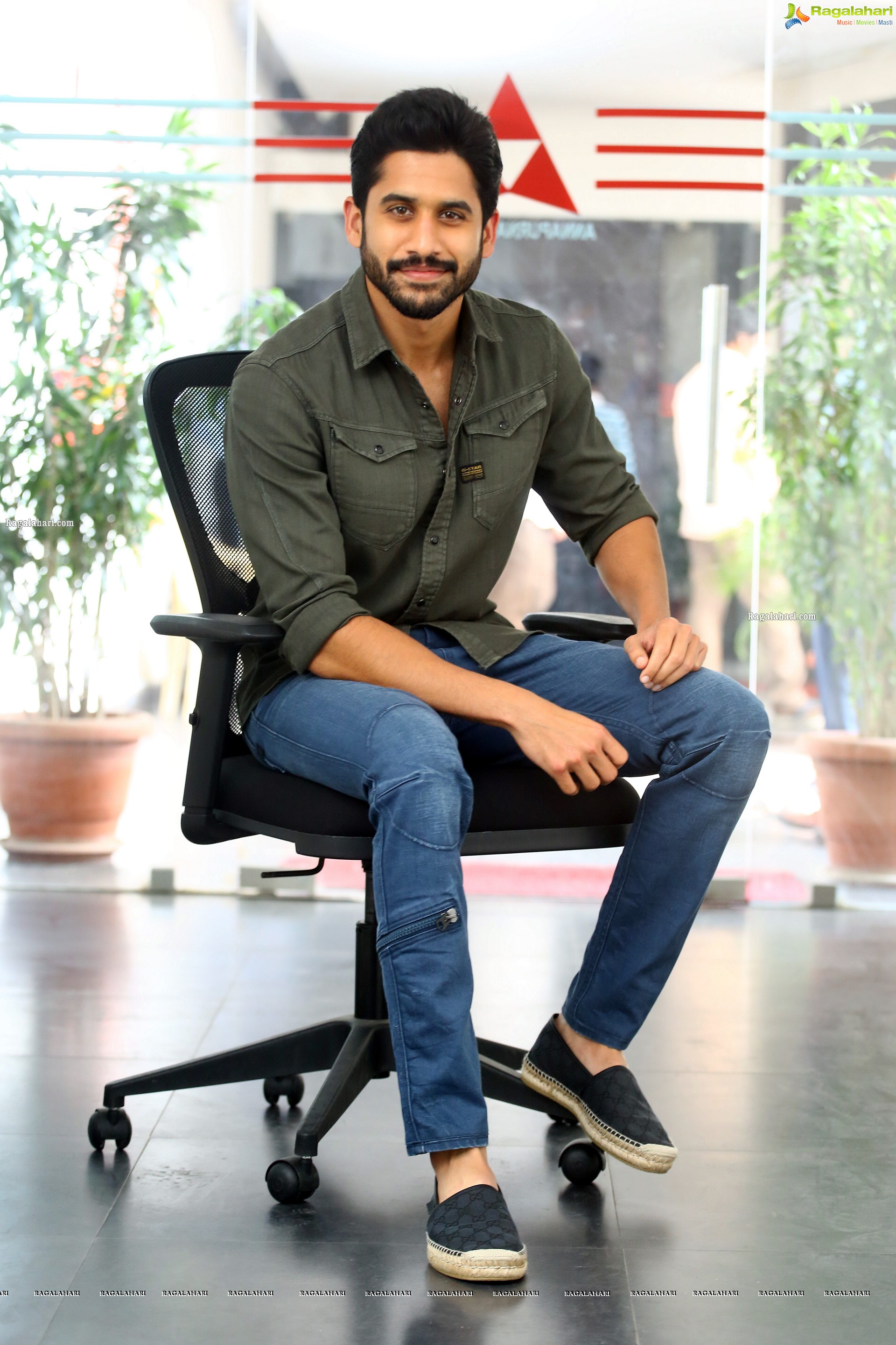 Naga Chaitanya at Bangarraju Movie Interview, HD Photo Gallery