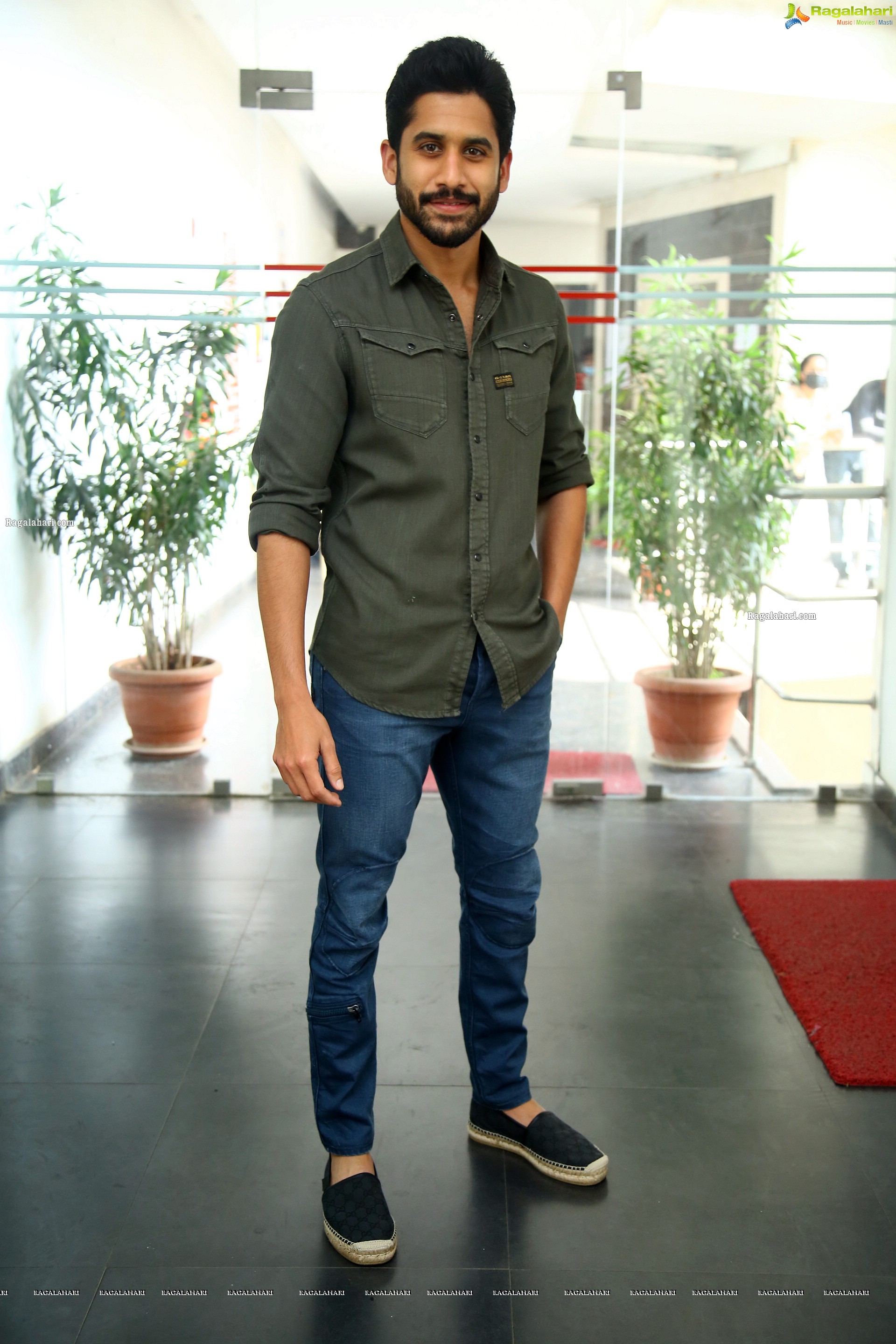 Naga Chaitanya at Bangarraju Movie Interview, HD Photo Gallery