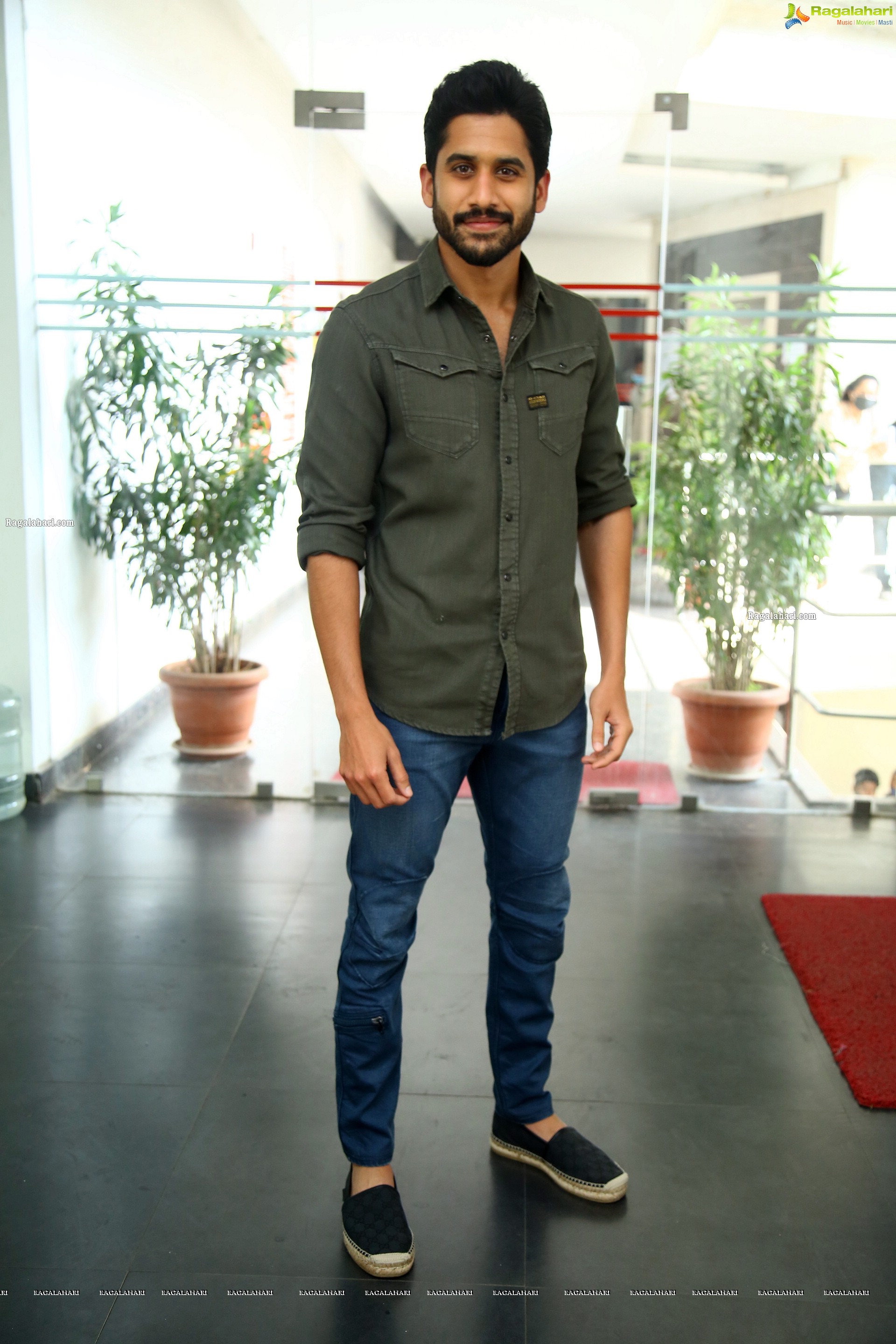 Naga Chaitanya at Bangarraju Movie Interview, HD Photo Gallery