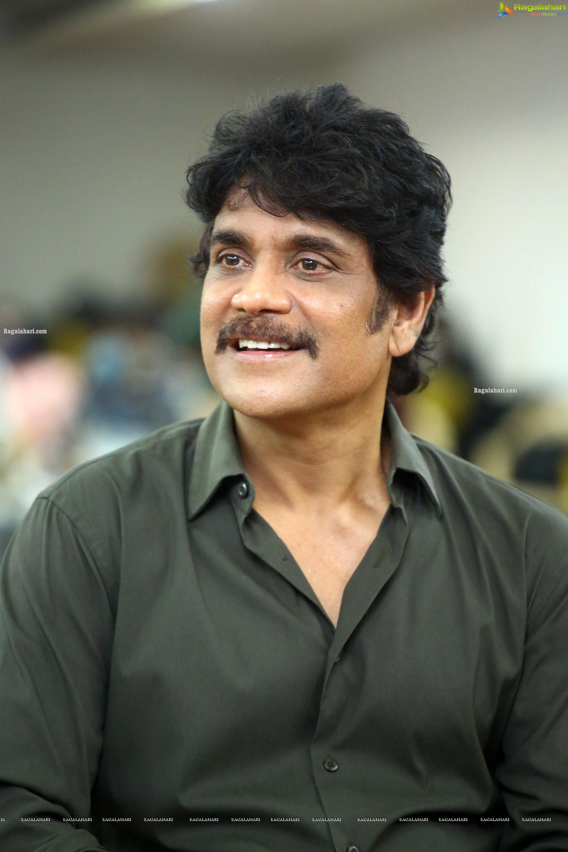 Nagarjuna at Bangarraju Movie Interview, HD Photo Gallery