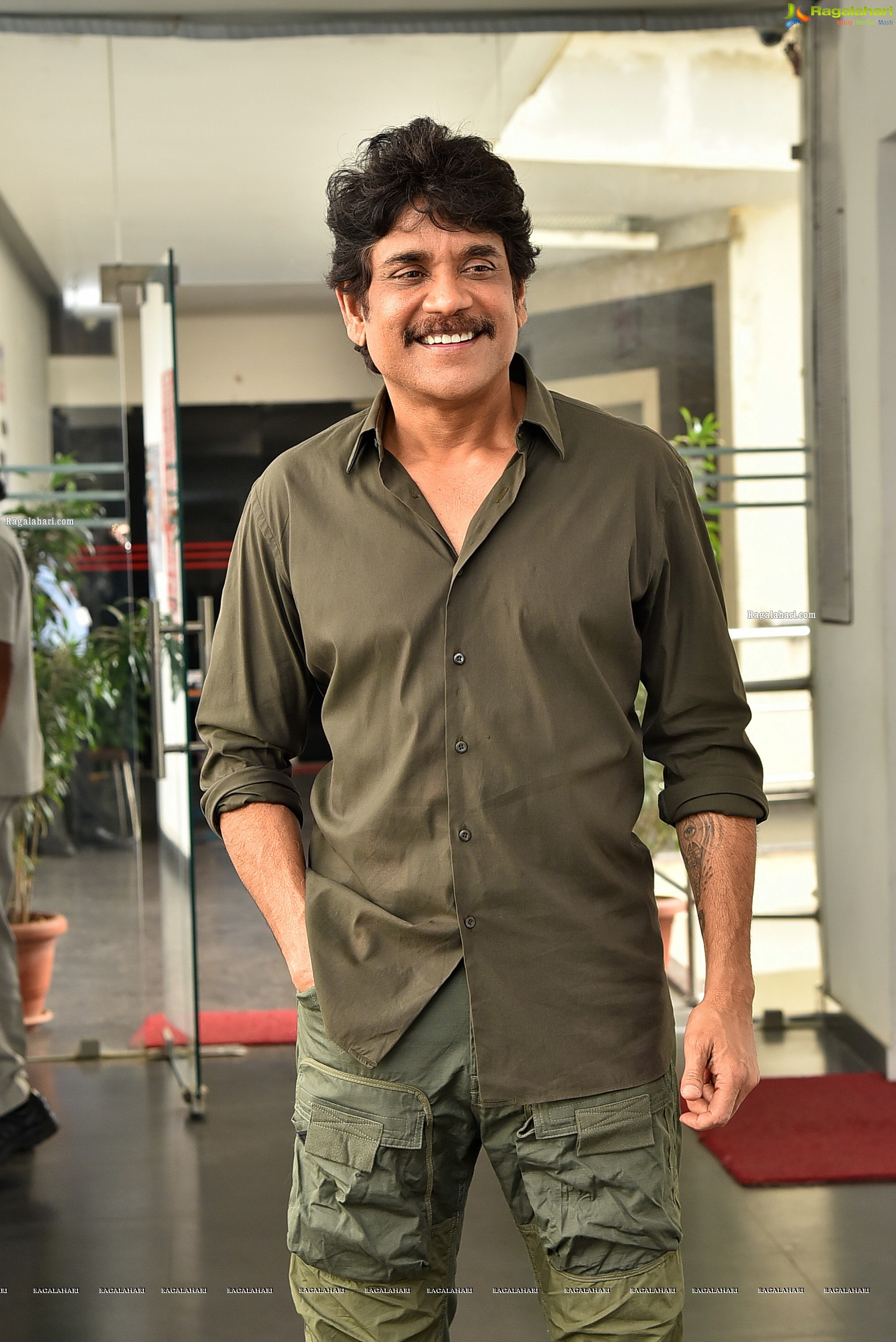 Nagarjuna at Bangarraju Movie Interview, HD Photo Gallery