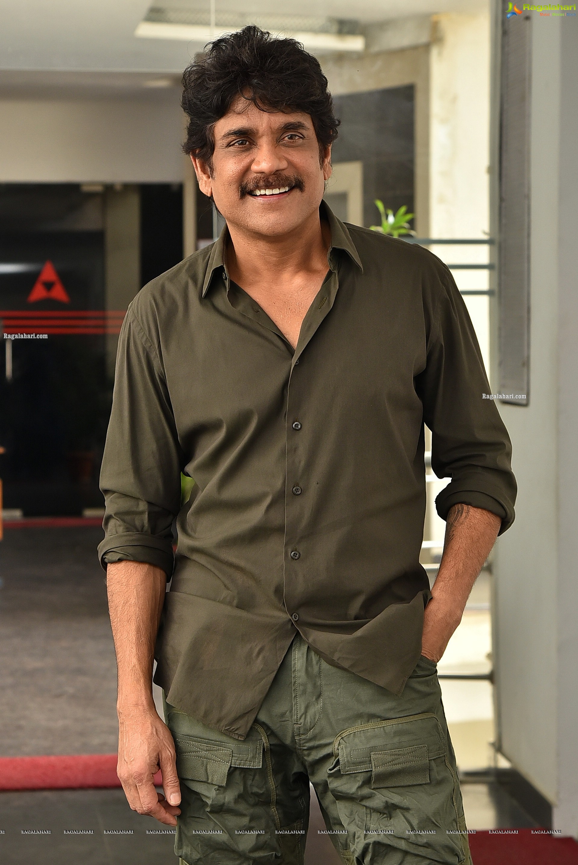 Nagarjuna at Bangarraju Movie Interview, HD Photo Gallery