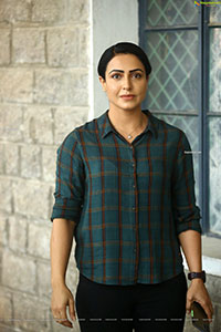 Nandini Rai at Gaalivaana Movie Sets