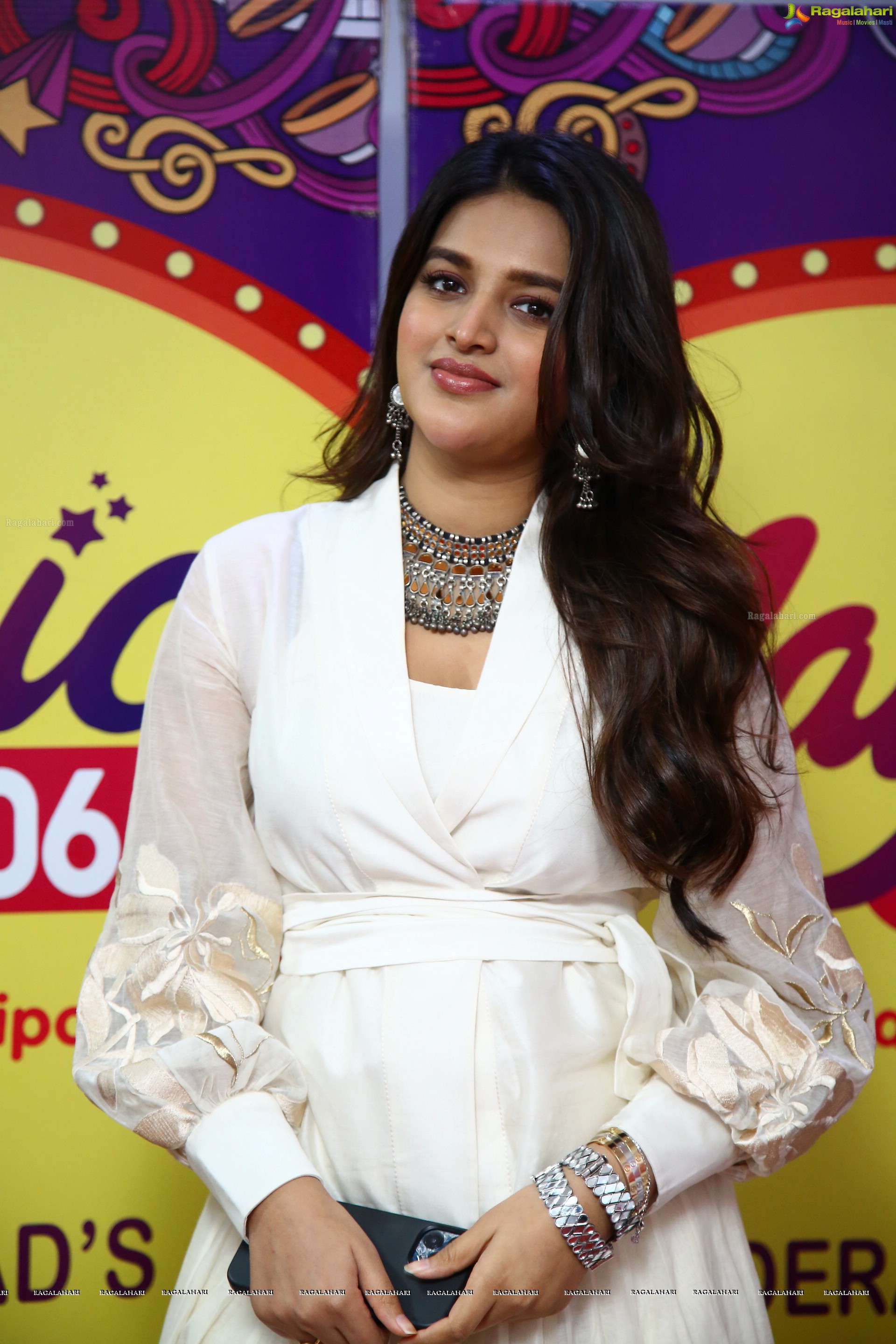 Nidhhi Agerwal at Red FM Station For Hero Promotion, HD Photo Gallery