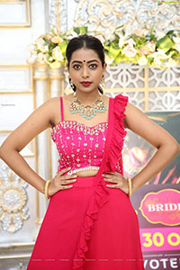 Rittika Chakraborty in Pink Designer Lehenga