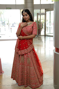 Rittika Chakraborty in Red Embellished Lehenga