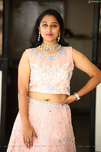 Sahana at Bari Movie Teaser Launch Event