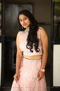 Sahana at Bari Movie Teaser Launch Event