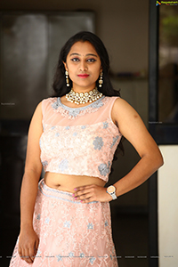 Sahana at Bari Movie Teaser Launch Event