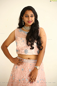 Sahana at Bari Movie Teaser Launch Event