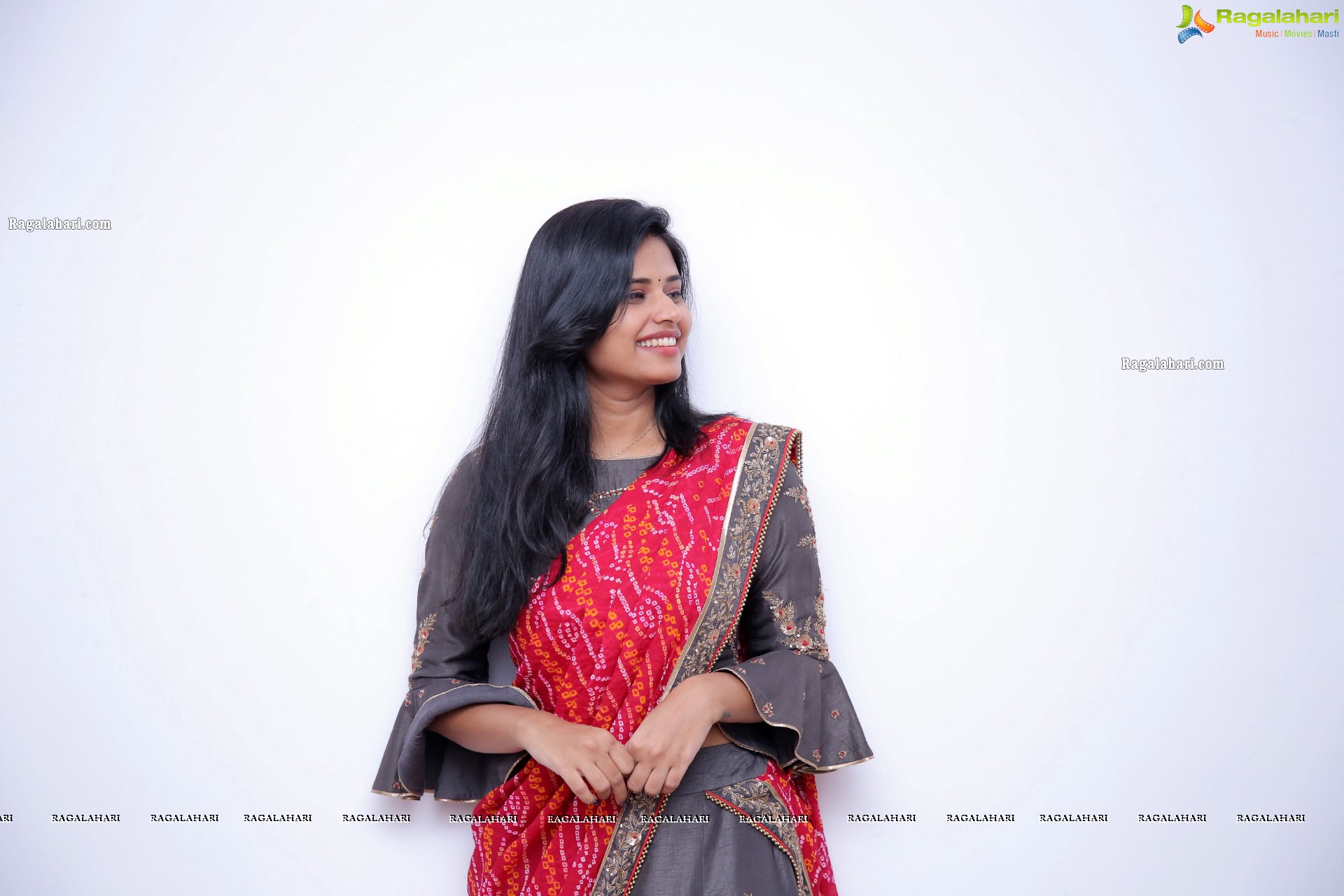 Sahasra Reddy Stills in Designer Lehenga Choli, HD Photo Gallery